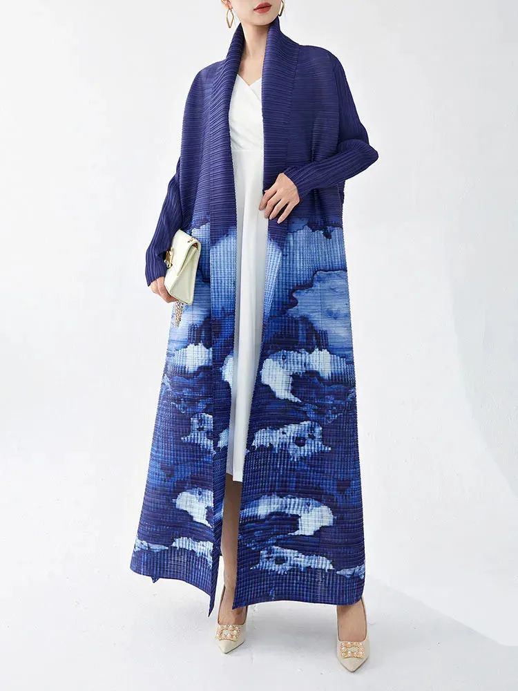 Women's Dreamy Japanese Pleated Maxi Coat