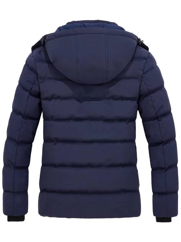 Women's Winter Coat Quilted Puffer Jacket With Removable Hood Valley I