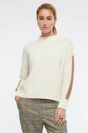 Zaket & Plover Colour Block Turtle Neck ZP6105 - Snow