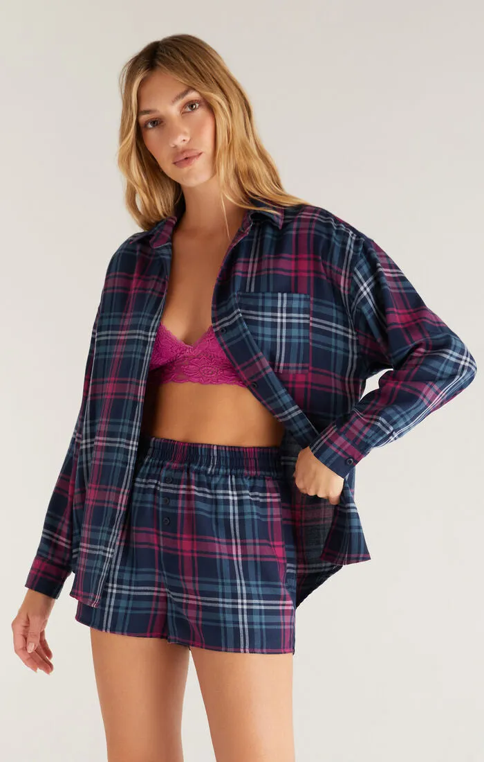 ZSU ROAD TRIP PLAID SHIRT